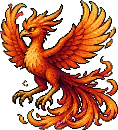 フェニックスのドット絵